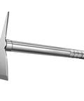 Lightweight Portable Garden Hoe And Steel Pickaxe Tool for Easy Weeding and Digging, silver stainless steel, ergonomic handle