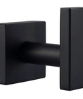 Matte Black Stainless Steel Towel Hook For Bathroom Wall Mount No Fuss Modern Hand Towel Coat Rack Sleek Durable Multi Purpose Wall Hanger