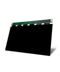 Top Shelf 15 Inch 8K Mono LCD Replacement Panel for Resin 3D Printers showing the sleek screen and connection board design.
