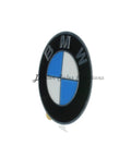 BMW Genuine Wheel Center Cap Emblem Sticker 64.5mm Durable OEM Style Rim Center Cover Decal For E30 E36 E34 E39 E32 Z3 3 Series 5 Series 7 Series Classic BMW Wheels, front view