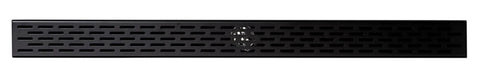 36 Inch Linear Shower Drain Black Matte 304 Stainless Steel Heavy Duty Rock Solid Hair Catcher Groove Design Zero Slip Safe Top Tier