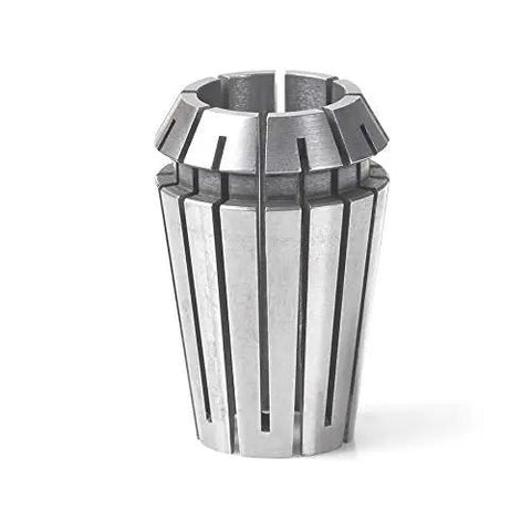 Half Inch Diameter Spring Collets ER20 CO-278 Industrial Grade for CNC Milling and Machining, front view of metal collet.