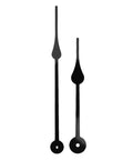 Black hands from Large Wall Clock Movement Kit With Hands Repair Tools And Parts For DIY Clock Making And Replacement Precision Mechanism