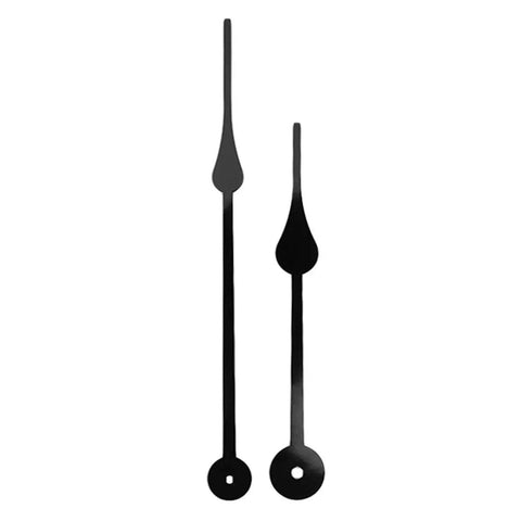 Black hands from Large Wall Clock Movement Kit With Hands Repair Tools And Parts For DIY Clock Making And Replacement Precision Mechanism