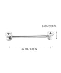 Twenty Sets Heavy Duty Furniture Connector Kit With Cam Fittings Dowel Pins And Iron And Zinc Alloy Fasteners For Office Cabinets And Home Furniture Repairs Easy To Carry And Store, 8.4cm