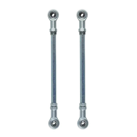 Two Piece M8 200mm Steering Tie Rod Ends And Ball Joints Kit For Electric ATVs Quad Go Karts Inner And Outer Built To Last Heavy Duty Sway Bar Set In Stainless Steel Rust Resistant Easy Install For Rock Solid Performance. Two stainless steel tie rod ends