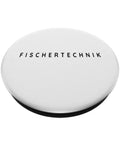 Dope Souvenir PopSockets Adhesive PopGrip With Iconic Ski Town Design For Epic Ski Trips And Snowboard Getaways, A Perfect Gift For Skiers, Snowboarders, Family Vacays, And The Whole Crew On The Slopes. white adhesive PopGrip with FISCHERTECHNIK logo, top view