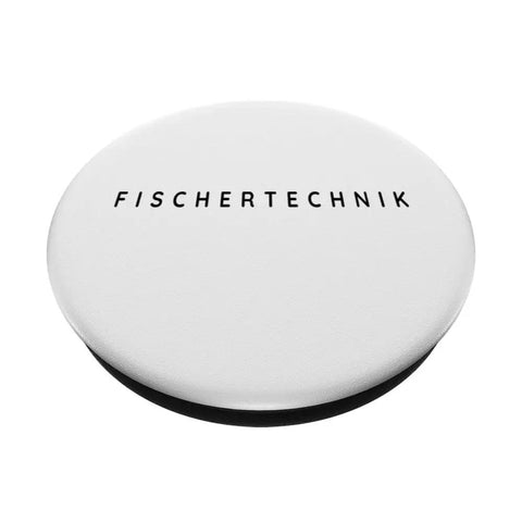 Dope Souvenir PopSockets Adhesive PopGrip With Iconic Ski Town Design For Epic Ski Trips And Snowboard Getaways, A Perfect Gift For Skiers, Snowboarders, Family Vacays, And The Whole Crew On The Slopes. white adhesive PopGrip with FISCHERTECHNIK logo, top view