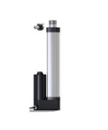 Boost Your Project With This Straight Up Slick Electric Linear Actuator Featuring A Built In Photoelectric Sensor And Kickin Dc Motor For Effortless 100Mm To 500Mm Travel Range, showcasing sleek silver body with black base.