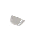 Retro Style Bridge Cover For 51 Precision Bass Chrome Finish Fits Vintage Bridge Assemblies For 51 Bass Japan Model Does Not Include Mounting Hardware Ready For Classic Bass Look And Safe String Clearance, chrome metal bridge cover