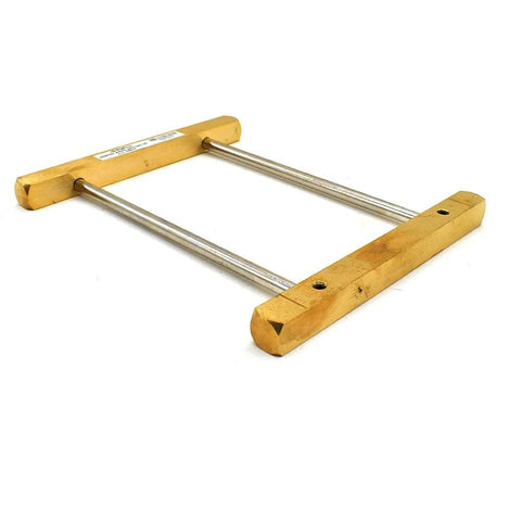 Jointer Knife Setting Jig Pro Grade With Solid Brass Bars polished steel rods strong magnets hold blades woodworking tool