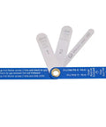 Guitar Fret Gauge Tool For Precision Fret Level Seating Height And Size Measurements Stainless Steel Mess Free Design