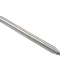 Side view of USA-made HHIP carbide center drill and countersink bit, silver metal