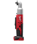 Knuckle Buster Cordless Right Angle Impact Wrench Featuring Dual Speed Drive Control And Three Eighth Inch Friction Ring Anvil For Confined Automotive Repair Jobs Bare Tool side view showing ergonomic design and slim head.