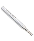 End mill bit, HSS, 4-flute straight cutter, 1/8 in shank × 1/4 in cutting diameter