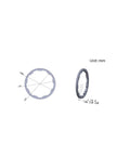 Spacer Washer Set For Flywheel And Cassette On MTB And Road Bikes Including 7/8/9/10/11S Hubs Dialed In 1mm, 1.5mm, 1.85mm, 2mm X2, 2.18mm, 2.35mm, 2.5mm Spacers Precise Machined Tolerances For Vibration Reduction And Lightweight Build diagram with dimensions.