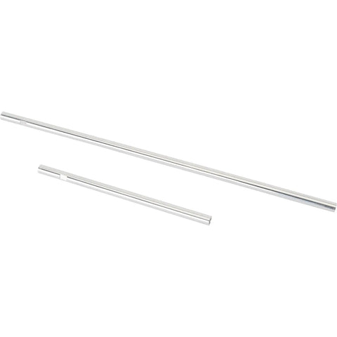 Universal Dual Carb Linkage Kit For Synchronized Throttle Connects Two Carbs For Unified Butterfly Action Plug And Play Fit two silver metal rods
