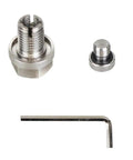 Heavy Duty M12 1.5 Oil Drain Plug Self Drill Thread Repair Kit For Leaky Engines With O Ring To Fix Stripped Oil Pan Threads Fast And Save Cash, steel parts