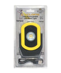 Packaging of Workstar 812 Cyclops Rechargeable Work Light with 720 Lumen High, HiViz Yellow, USB cable included