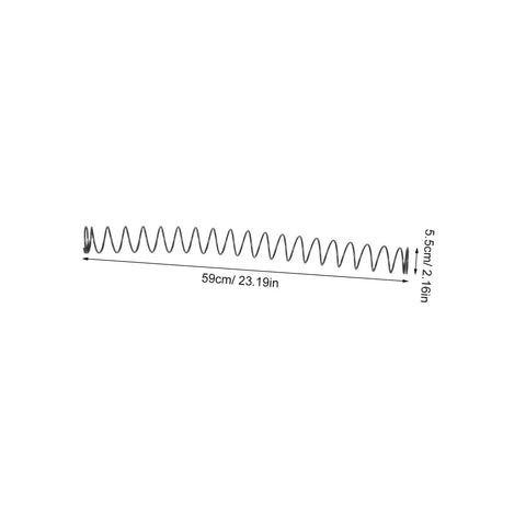 Heavy Duty Hex Bar Compression Spring For Tire Changer 41mm Alloy Steel Upgrade Parts For Faster Breakouts And Reliable Machine Performance On Any Shop Floor, 59cm spring diagram