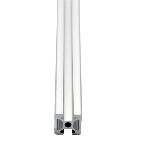 Get These Badass 15X15mm Aluminum T-Slot Rails Perfect For Your 3D Printer Builds Or Custom Camera Sliders With A Smooth Mill Finish Ready For Any Project You Gonna Build Today, front view showing smooth finish.