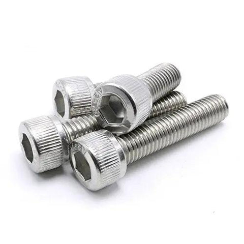 Badass M2.5 Hex Socket Head Cap Screws 30mm Stainless Steel Full Thread Metric Pack 50 Count Knurled Head Allen Key Drive stacked