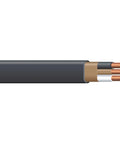 8/2 AWG NM-B With Ground Romex Cable 25 Ft Black Nonmetallic Sheathed Copper Wire For Dry Indoor Use 600V UL Listed CSA Certified