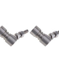 Boat Throttle Ball Joint Quarter Inch Six Millimeter Linkage End Set Of Two 304 Stainless Steel Marine Steering And Control Hardware Durable Corrosion Resistant For Outboard And Inboard Boats, two stainless ball joints