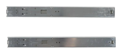 Hella Durable Genuine OEM Refrigerator And Freezer Drawer Slide Rail Set Of Two smooth stainless steel replacement tracks