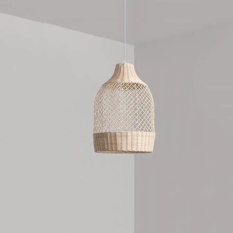 Natural Rattan Pendant Light Handwoven Wicker Ceiling Lamp For Dining Room And Kitchen Ge Style Rattan Hanging Light Fixture Isla Design Home Decor Cool And Modern For Cozy Spaces