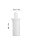 Killer Quality 50 Pack Shutter Repair Pins Spring Loaded Plantation Shutter Fasteners For Window Blind Slat Clips, white 20mm x 7mm clip.