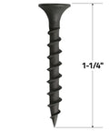 Handyman Ready Number 6 By 1 Inch 4 Phillips Bugle Head Drywall Screws With Matte Black Phosphate Coating for wallboard