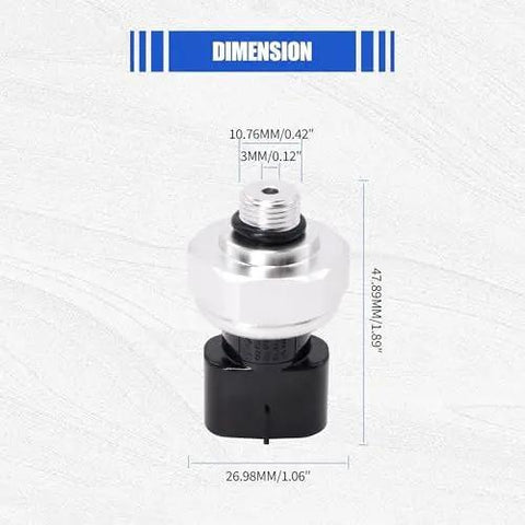AC Pressure Sensor Switch And Pressure Transducer For Toyota And Lexus Plugs Right In Fits CT200H ES300H GS F GS350 IS350 dimensions