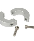 Heavy Duty Split Clamp Collar 25MM Aluminum Alloy Drill Depth Stop Ring with Bearing Backstop and screws for power tools.
