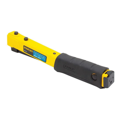 Heavy Duty Hammer Tacker For Carpeting Insulation Felting And Plastic Wrap With Steel Housing Built To Last Accepts Two Sticks Of Staples