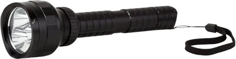 2000 Lumen Cree LED Flashlight, Rugged Mil Spec Anodized Aluminum Tactical Light For Night Ops And Outdoor Adventures, side view