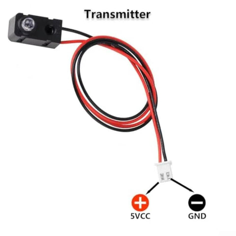 Five Pack IR Break Beam Sensor Modules For Arduino, Plug And Play Photoelectric Switch With DC 3 To 5V NPN Output, showing transmitter