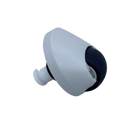 Front wheel assembly for Xiaomi robot vacuum, white housing with black wheel