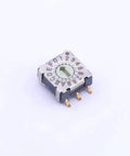 Compact Rotary Encoder MDDR16S M Series Plug In Switch with durable high resolution dial, ideal for precise control in small electronics.
