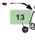 Top Shelf Ball Bearing Assembly M137713 For Tractors And Ride On Mowers schematic showing part 13 with labeled components.