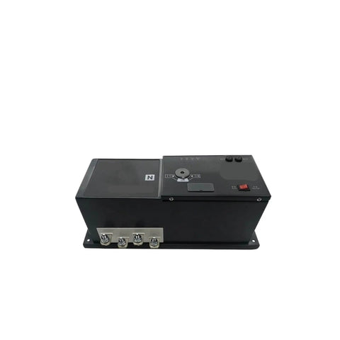 4P Dual-Power Automatic Transfer Switch 160A Isolation Switch For Pro-Grade Backup Power Systems, Easy Install, Stable Performance, 690V insulation, 400V AC operation, panel mount, black metal housing, front view