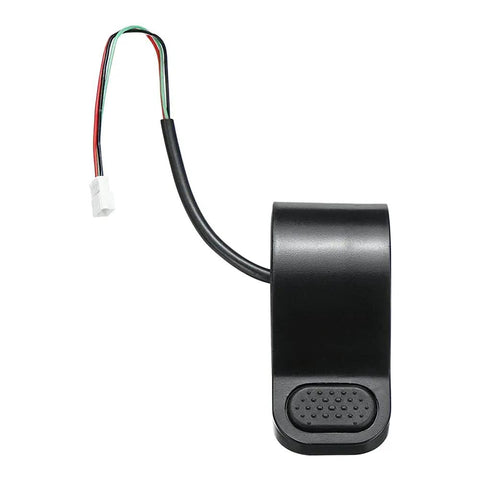 High Sensitivity Thumb Throttle Replacement For Electric Scooters With Waterproof Plug Easy Start And Smooth Grip Compatible With M365 Style Scooters Responsive Acceleration Durable Plastic Housing Black