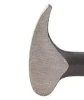 Close-up of a pry bar curved end for leverage, part of the Beefy Rolling Head Pry Bar Set 6 Inch To 20 Inch Four Piece Heavy Duty Pry Bars.