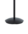 Base of Modern Torchiere Floor Lamp In Black With White Frosted Shade, 70 Inch Tall Uplight, 150 Watt Incandescent