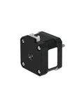 2 Phase 1A 34mN.m NEMA 17 Stepper Motor 1.8 Degree 42x42mm Frame For 3D Printers CNC Machines Engraving And Automation With 4 Wire DC 3.4V Holding Torque 34mN.m Driver Compatible black stepper motor front view