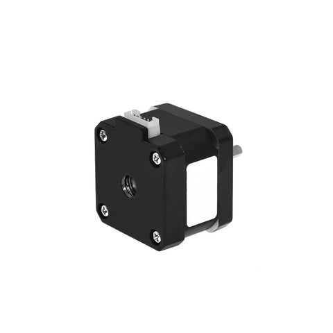 2 Phase 1A 34mN.m NEMA 17 Stepper Motor 1.8 Degree 42x42mm Frame For 3D Printers CNC Machines Engraving And Automation With 4 Wire DC 3.4V Holding Torque 34mN.m Driver Compatible black stepper motor front view