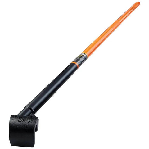 Angled Rebar Hickey For No 7 Through No 9 Rebar Bends, 65-Degree Turn, Lightweight Steel-Head, Knurled Grip, 60-Inch Handle