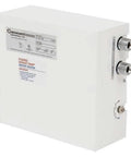 Top Shelf Electric Tankless Water Heater Delivering Instant Hot On Demand For Easy Kitchen And Bath Hooks Up Featuring Heavy Duty 11520 Watt Muscle And Smooth 240 Volt Setup, compact white unit.