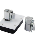 Heavy Duty Glass Door Pivot Hinge Kit 120kg Load Hidden Hinges Any Angle Positioning Self Closing Cafe And Restaurant Door Built To Last With 2 Stage Speed Regulation Floor Spring 1 Set shown in parts