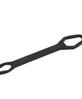 Double End Self Tightening Wrench Set For 8 To 22mm 2 Piece Handy Tool Kit For Quick Nut Gripping No Slip Clamp Easy Home Repair Durable Black Finish